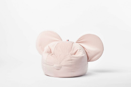 Pufa siedzisko z uszami Ears - Różowa