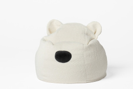 Pufa siedzisko z uszami BEAR- Off White