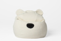 Pufa siedzisko z uszami BEAR- Off White